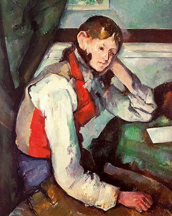 Paul Cezanne Boy in a Red Waistcoat china oil painting image